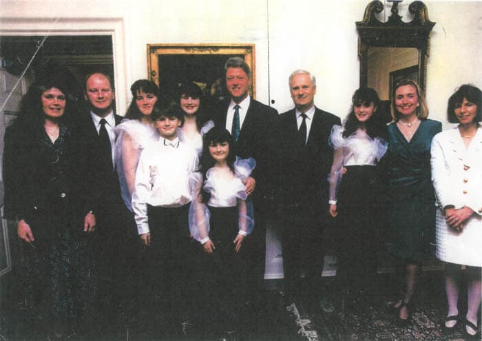 Christina with President Clinton - The Foundation for the Lives of My Children