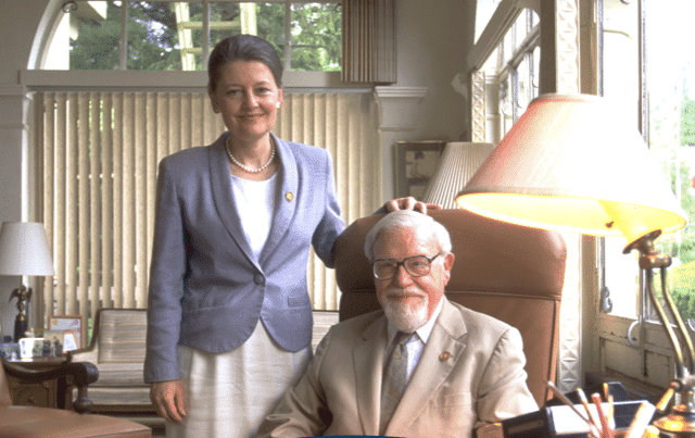 Glenn Doman with Janet Doman