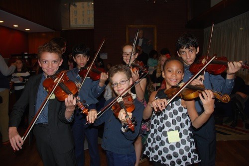 Kids Playing Violin